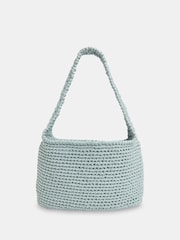 Whistles Blue Adaline Crochet Shoulder Bag - Image 1 of 5