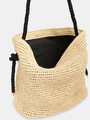 Whistles Nude Attie Rope Handle Straw Tote - Image 5 of 6