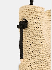 Whistles Nude Attie Rope Handle Straw Tote - Image 6 of 6