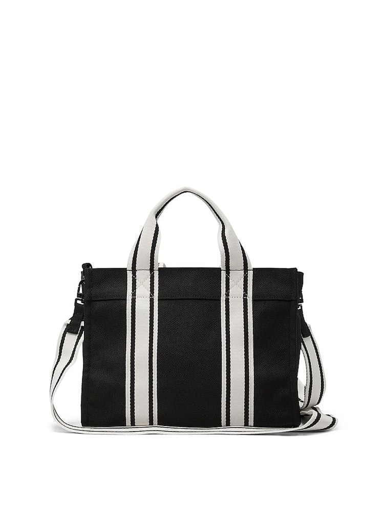 Victoria's Secret PINK Black Mini Crossbody Tote Bag - Image 2 of 4