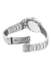 Jacques Du Manoir Silver Tone Swiss Made Horizon Ladies Green Dial Bracelet Watch - Image 3 of 4