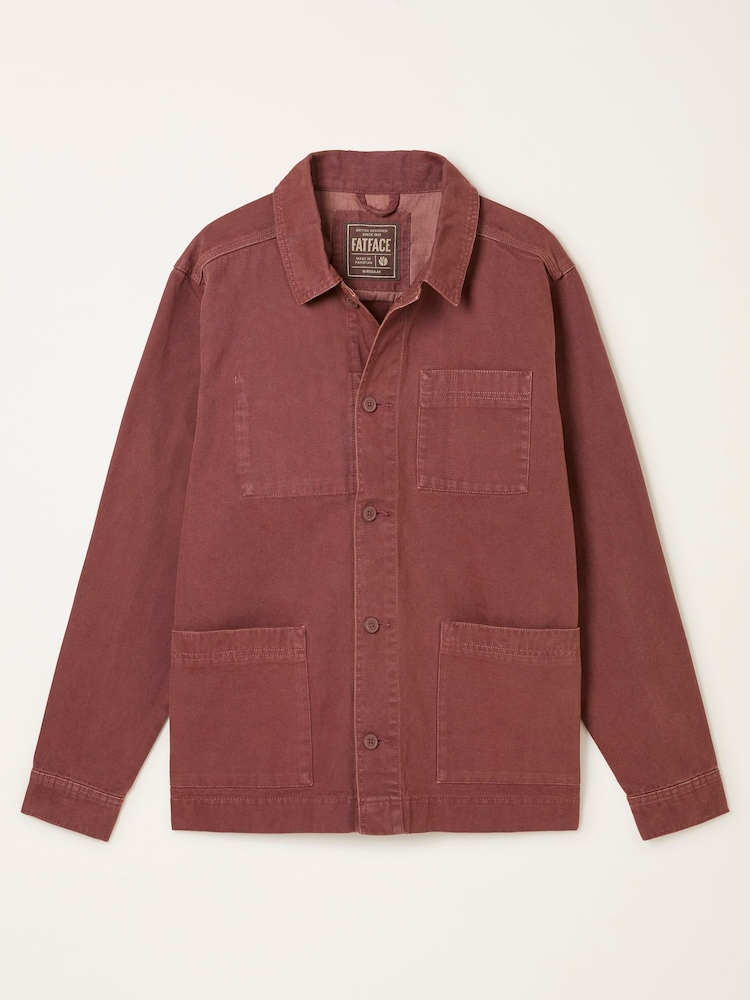 Vintage rdeča - Platnena delavna jakna FatFace - Slika 8 iz 8