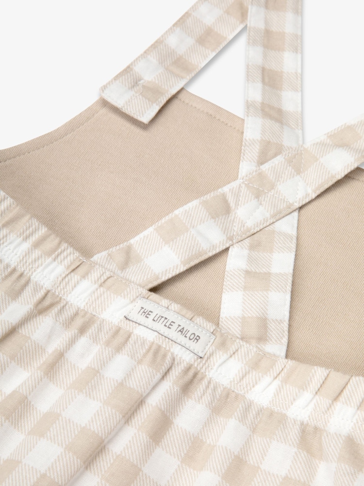 The Little Tailor Baby Woven Dungarees and T-Shirt Set - Image 9 of 9 The Little Tailor Baby Woven Dungarees and T-Shirt Set - Image 9 of 9