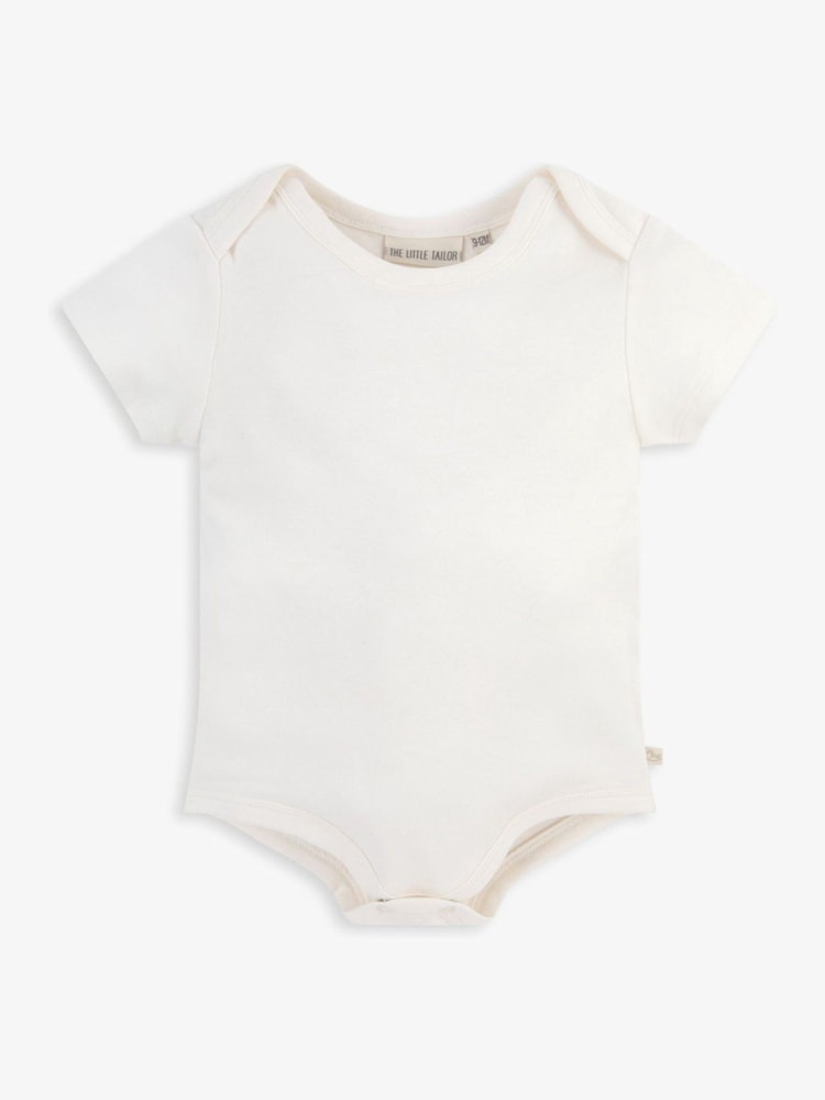 The Little Tailor Baby Green Woven Dungaree and T-Shirt Set - Image 10 of 10