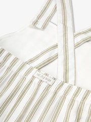The Little Tailor Baby Green Woven Dungaree and T-Shirt Set - Image 9 of 10