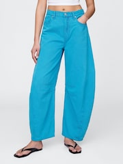 Gap Blue High Waisted UltraSoft Horseshoe Jeans - Image 1 of 6