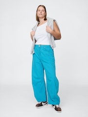 Gap Blue High Waisted UltraSoft Horseshoe Jeans - Image 5 of 6