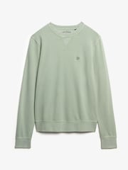 Superdry Blue 100% Cotton Classic Essential Sweatshirt - Image 5 of 6