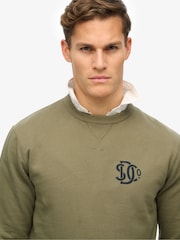 Superdry Green The Merchant Store 100% Cotton Sweatshirt - Image 4 of 6
