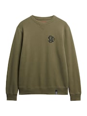 Superdry Green The Merchant Store 100% Cotton Sweatshirt - Image 5 of 6