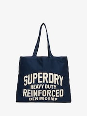 Superdry Blue Tote Bag - Image 1 of 3