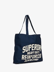 Superdry Blue Tote Bag - Image 2 of 3