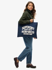 Superdry Blue Tote Bag - Image 3 of 3