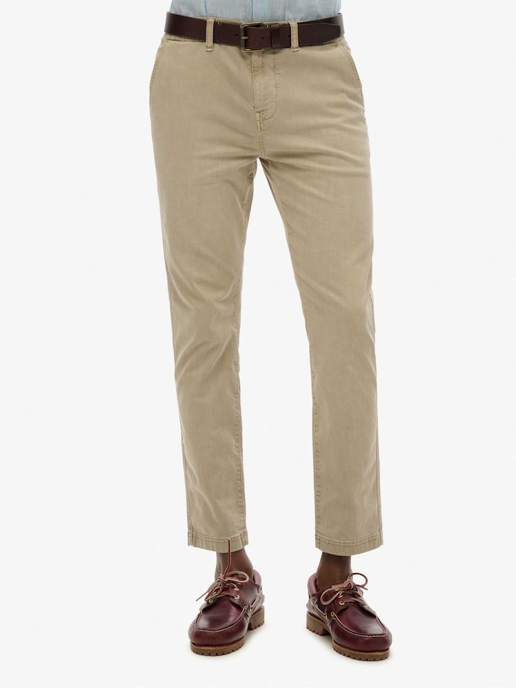 Superdry Brown International Chino Trousers - Image 4 of 5