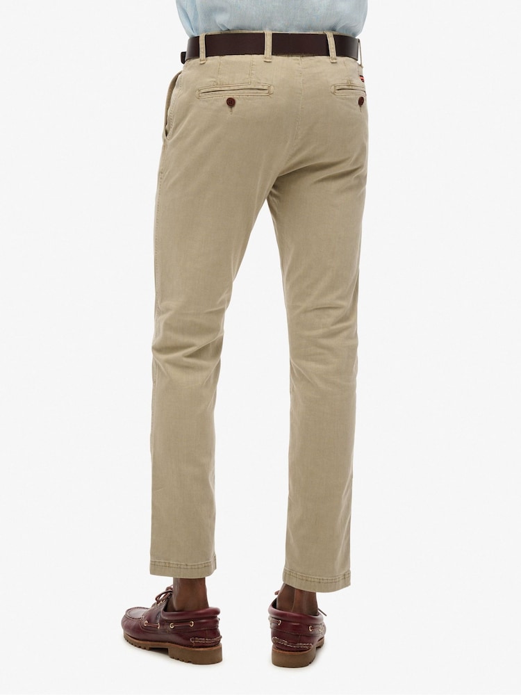 Superdry Brown International Chino Trousers - Image 5 of 5 Superdry Brown International Chino Trousers - Image 5 of 5