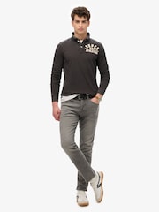 Superdry Vintage Athletic Long Sleeve 100% Cotton Polo Shirt - Slika 3 iz 6