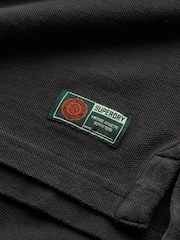Superdry Vintage Athletic Long Sleeve 100% Cotton Polo Shirt - Slika 6 iz 6