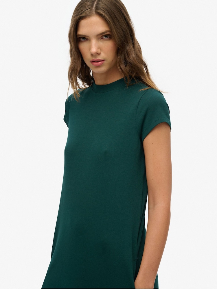 Superdry Green Corset Cami Mini Dress - Image 5 of 5