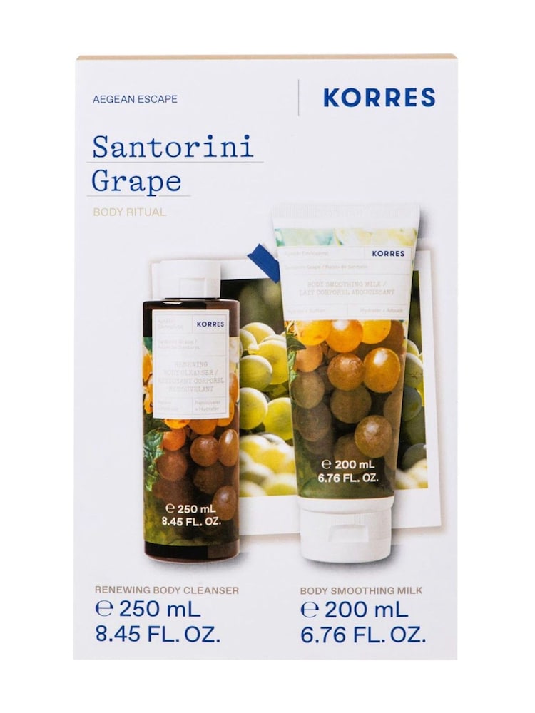 Korres Santorini Grape Smoothing Set - Image 1 of 4 Korres Santorini Grape Smoothing Set - Image 1 of 4