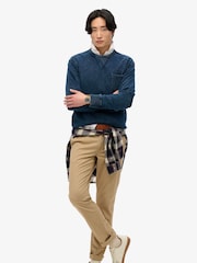 Superdry Blue The Merchant Store 100% Cotton Sweatshirt - Image 1 of 6