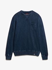 Superdry Blue The Merchant Store 100% Cotton Sweatshirt - Image 5 of 6