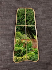 Charles Bentley Gold Copenhagen Shaped Garden Mirror - Image 1 of 6