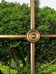 Charles Bentley Gold Copenhagen Shaped Garden Mirror - Image 2 of 6