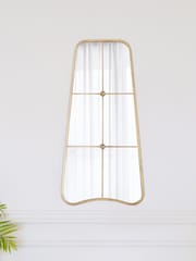 Charles Bentley Gold Copenhagen Shaped Garden Mirror - Image 4 of 6