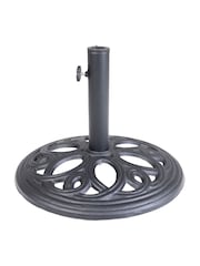 Charles Bentley Black Cast Iron Round Garden Parasol Base - Image 3 of 3