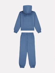 New Balance Blue Kids Small Logo Zip and Joggers Set - Image 2 of 5