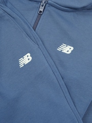 New Balance Blue Kids Small Logo Zip and Joggers Set - Image 3 of 5