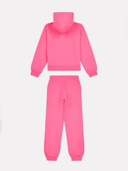 Розовый - New Balance Kids Small Logo Zip and Joggers Set - Изображение 2 из 5
