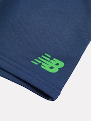 New Balance Green Kids 100% Cotton Hoodie & Shorts Set - Image 5 of 5