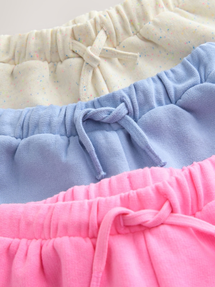Blue/Pink/Oatmeal - Shorts Set 3 Pack (3mths-7yrs) - Slika 7 iz 7 Blue/Pink/Oatmeal - Shorts Set 3 Pack (3mths-7yrs) - Slika 7 iz 7