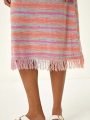Roman Purple Space Dye Knitted Midi Dress - Image 5 of 5