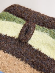 Multi Stripe Boucle Knitted Dog Jumper With Wool - Image 4 of 11