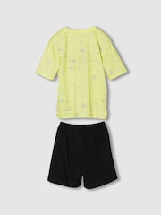 Gap Yellow Batman Recycled Pyjama Short Set (6-13yrs) - Image 2 of 3