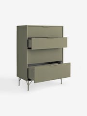 MADE.COM Green Elian 4 Drawer Chest - Image 3 of 6