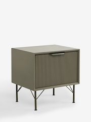 MADE.COM Green Elian 1 Drawer Bedside Table - Image 1 of 2