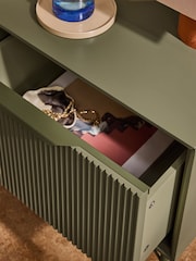 MADE.COM Green Elian 1 Drawer Bedside Table - Image 3 of 5