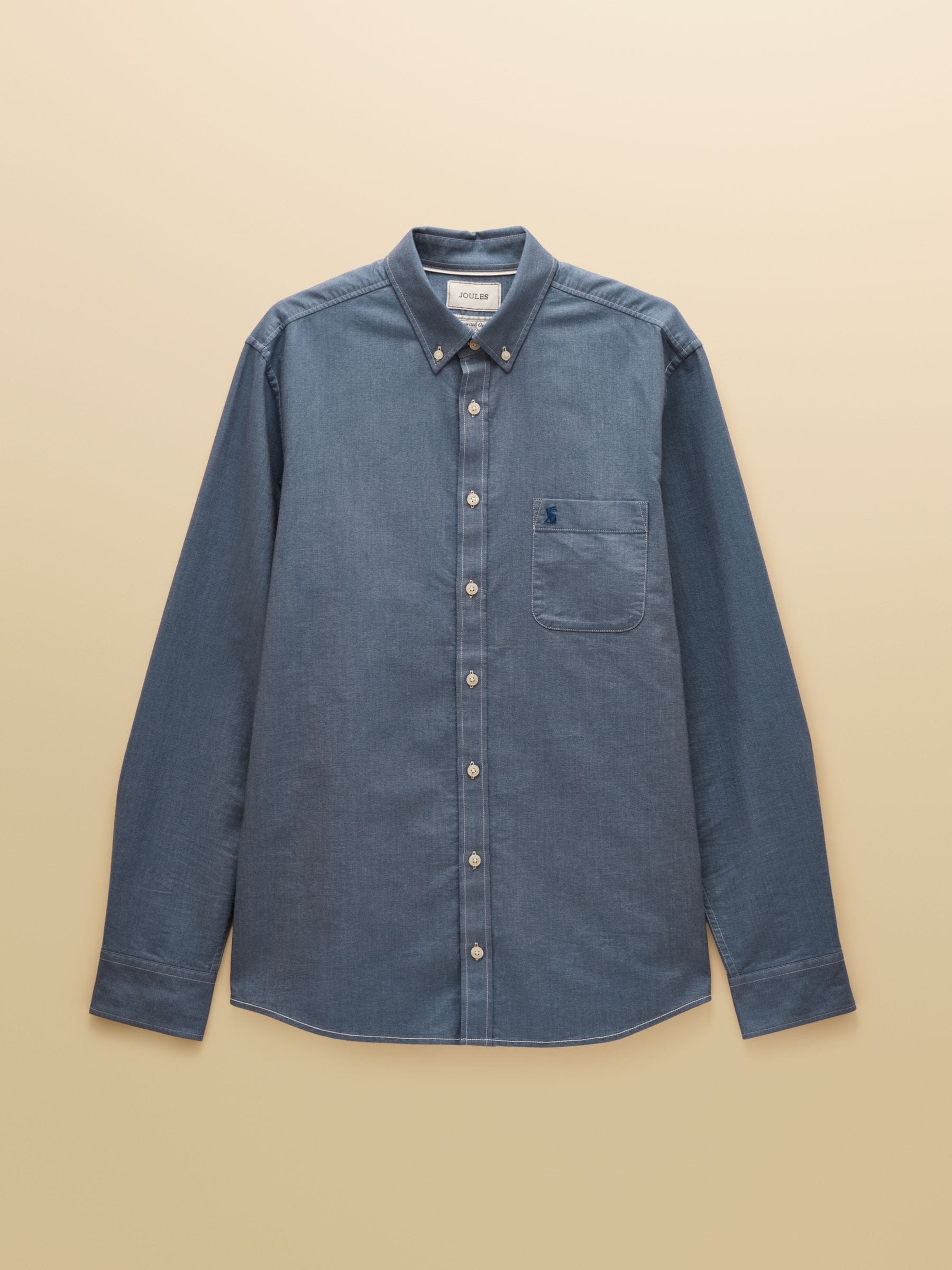 nonnative OFFICER SHIRT CHAMBRAY 紺 青 2点 Comprar Azul Chambray - Camisa Oxford de algodão Joules Classic