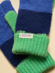 Joules Explorer Blue Green Gloves - Image 3 of 3
