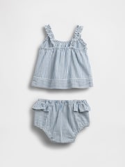 Gap Blue Denim Stripe Outfit Set - Image 2 of 2