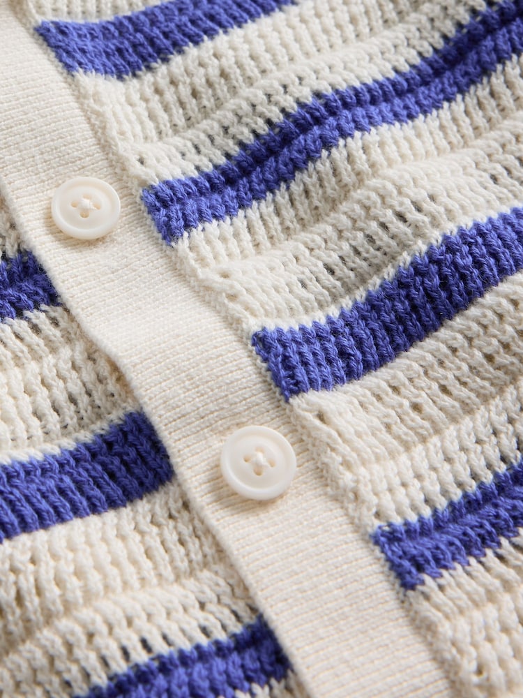 Gap Cotton Crochet Polo Shirt Outfit Set (Newborn-24mths) - Imagen 3 de 3