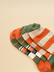 Grön Orange - Joules herr Rilla-strumpor 2 -pack (storlek 7-12) - Bild 3 av 3