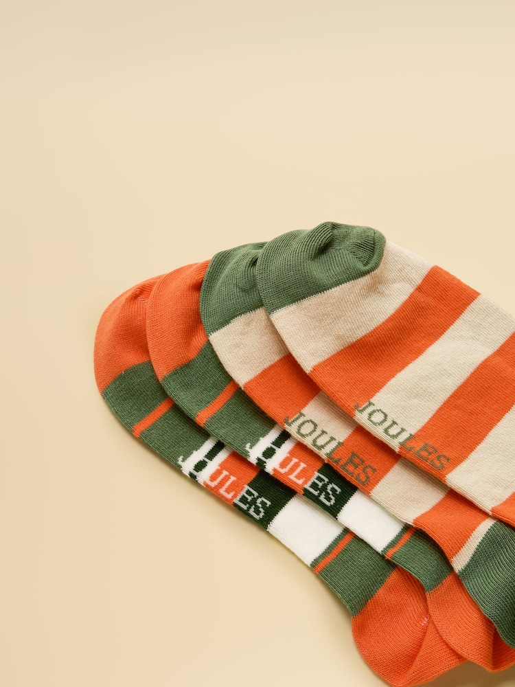 Grön Orange - Joules herr Rilla-strumpor 2 -pack (storlek 7-12) - Bild 3 av 3