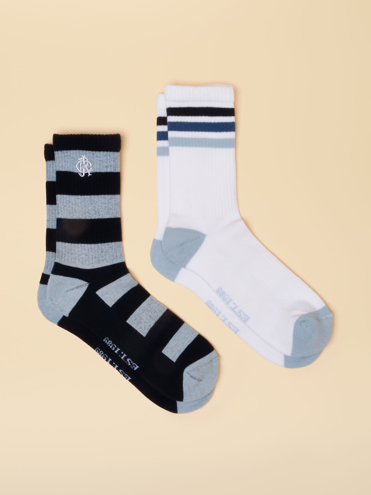 Joules Men's Volley Socks 2 Pack (size 7-12) - תמונה 1 מתוך 3