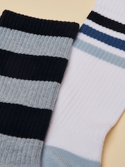 Joules Men's Volley Socks 2 Pack (size 7-12) - תמונה 2 מתוך 3