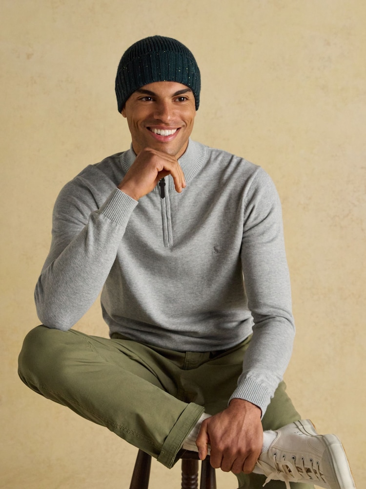Joules Hammond Petrol Beanie Hat - Image 2 of 6 Joules Hammond Petrol Beanie Hat - Image 2 of 6