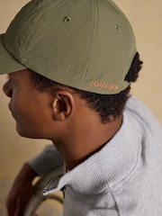 Joules Daley Khaki Green Nylon Baseball Cap - Image 4 of 8